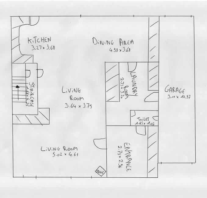 Hand-drawn Sketch Before
